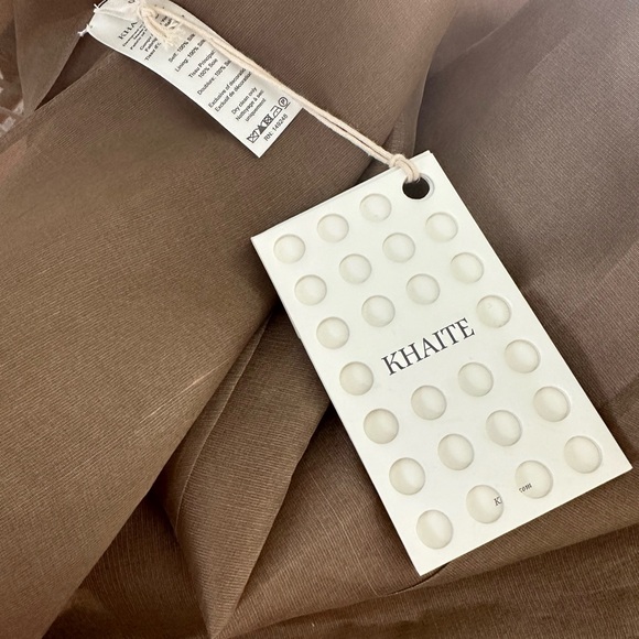 Khaite SS24. The Wes Dress in Toffee. Never worn with tags. - Picture 7 of 8